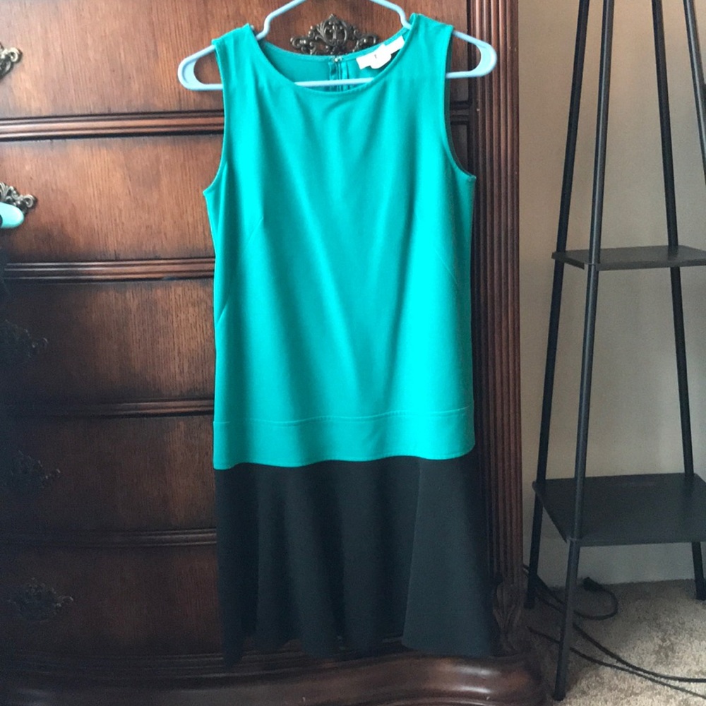 Loft drop waist work dress